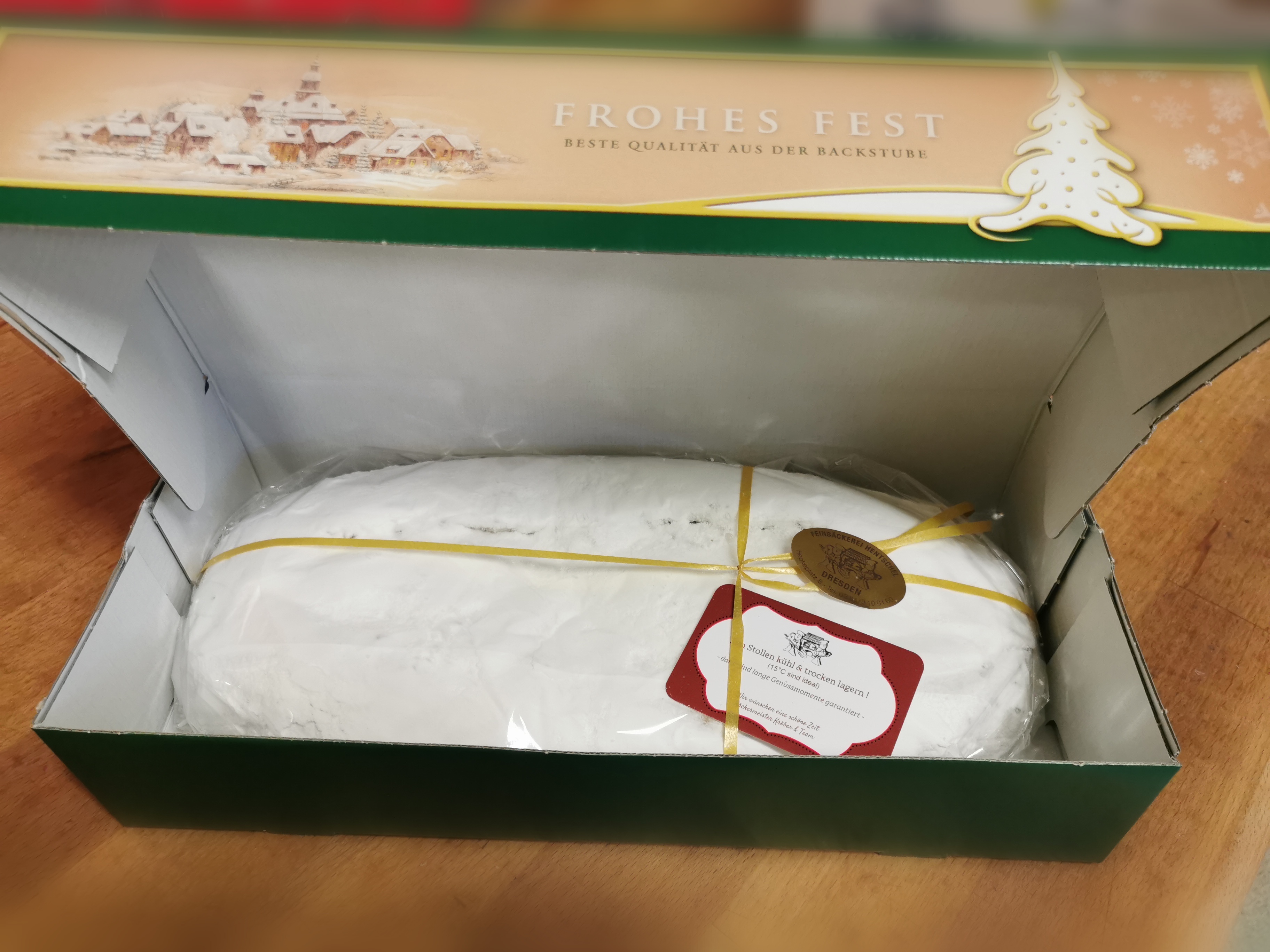 Mandelstollen mit Schokolade 1500 Gramm