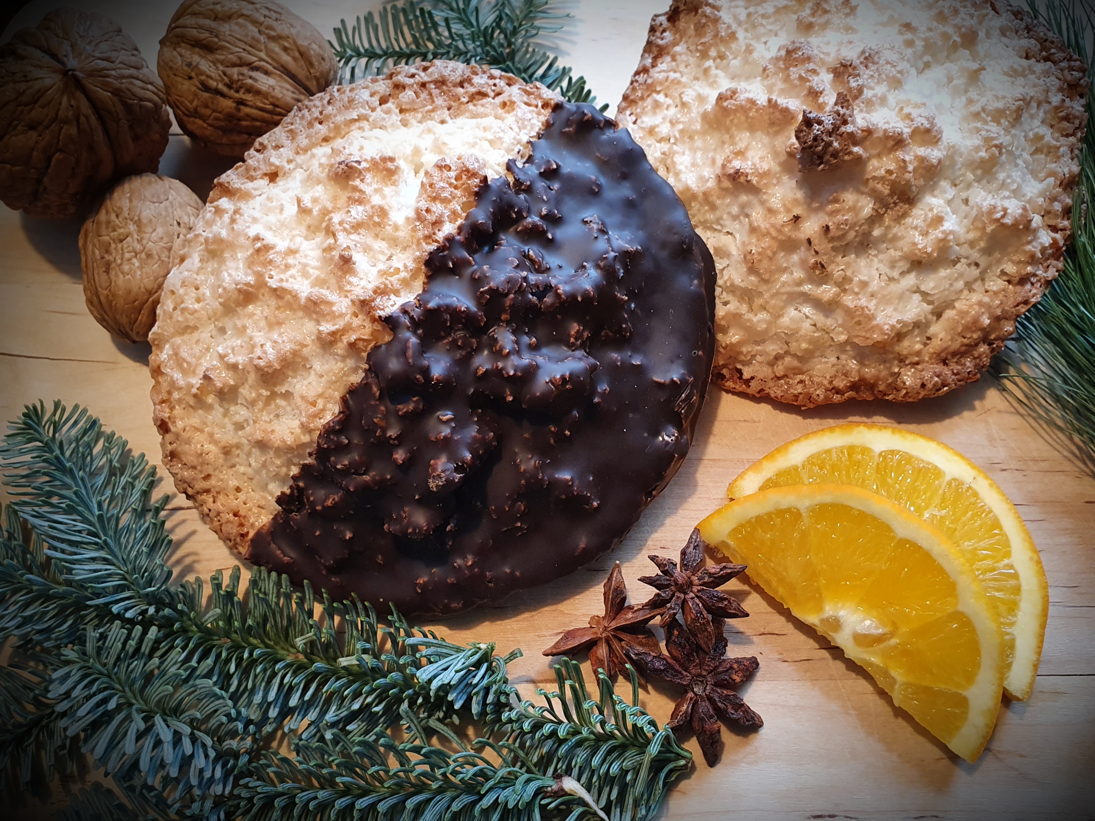 Kokos, Makrone, Weihnachtsgebäck Feinbäckerei Hentschel